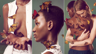 Illustration for article titled A Victoria's Secret Model With and Without Photoshop